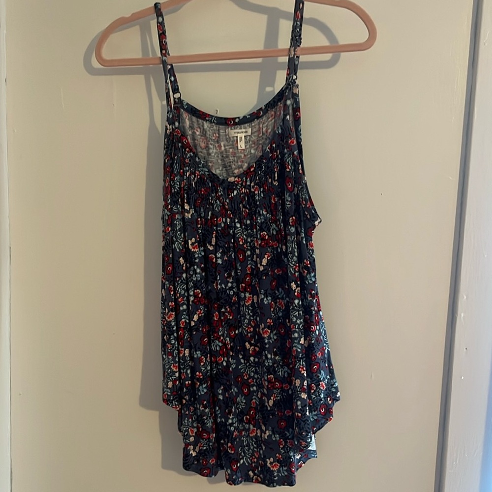 tank top, from maurice’s, size L, blue